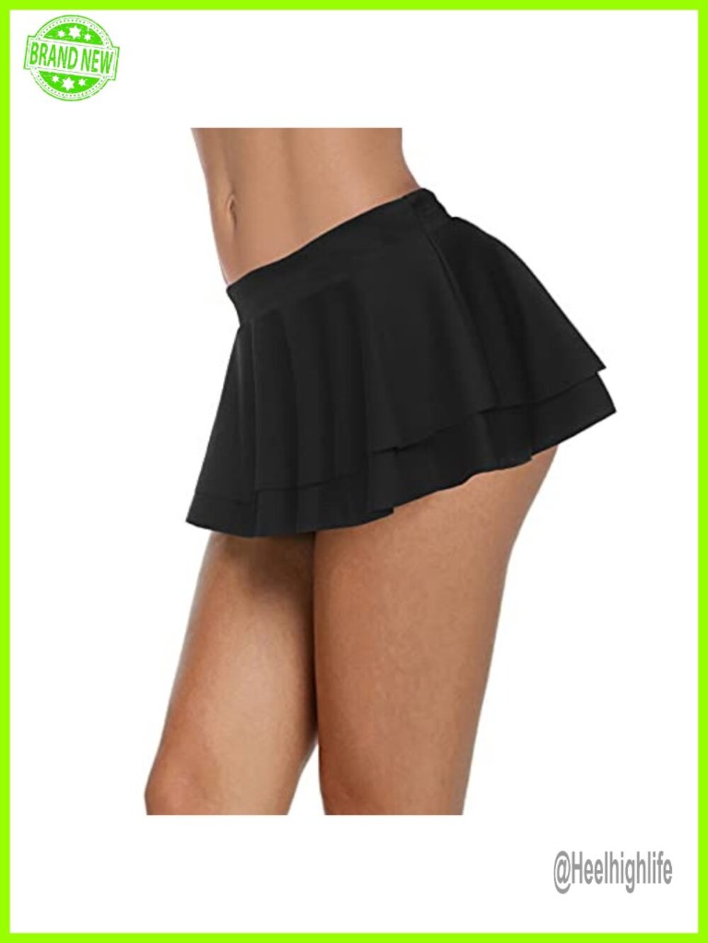 Pleated Mini Skirt Ruffle Lingerie Sleepwear A-Line Ruffle Skirt